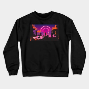 Dystopian city Crewneck Sweatshirt